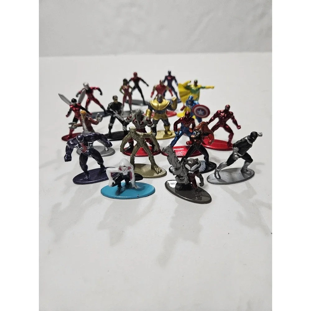 Jada Toys Marvel Nano Metalfigs MiniFigures DieCast Metal Lot Of‎ 20 Figures
